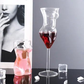Креативные бокалы для коктейлей в форме стеклянного стакана, вина, сока, молока, воды, кофе, Сексуальный бокал, женская чашка, шампанское для свадебной вечеринки, бар-клуб