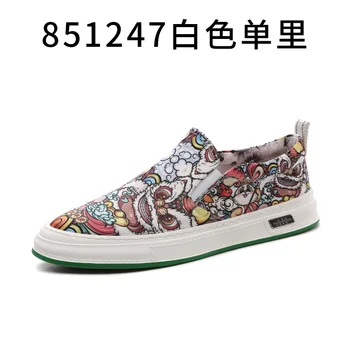 Креативный тренд, мужская обувь Totem 2023, Новая весенняя дышащая повседневная модная обувь с высококачественным принтом.