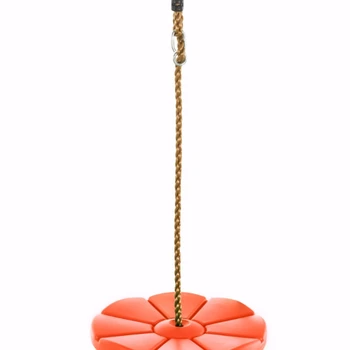 Крутые дисковые качели Machrus с регулируемой веревкой - Полностью в сборе - Оранжевый