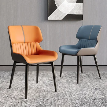 Легкий Роскошный обеденный стул в скандинавском стиле Современное минималистское кресло Для домашнего ресторана Nordic Stool Furniture Muebles