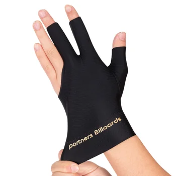 Ледяные шелковые бильярдные перчатки с тремя пальцами, Противоскользящие Дышащие Перчатки для бильярда с восемью мячами, Варежки для левой руки, спортивные аксессуары 2023