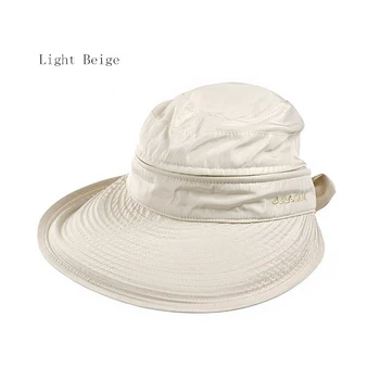 Летняя модная кепка с большим козырьком в корейском стиле, подходящая по цвету к пляжной шляпе от солнца