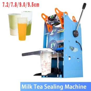 Машина для запечатывания чашек для напитков Ручной герметик для чашек 7.2/7.8/9.0/9.5 Машина для приготовления чая с пузырьками cm для кофе/Сока/Чая с молоком