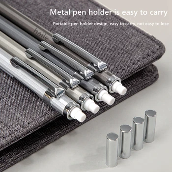 Металлический механический автоматический карандаш 0,5 мм / 0,7 мм с заправкой, для детей, пишущих Школьные канцелярские принадлежности Канцелярские ручки