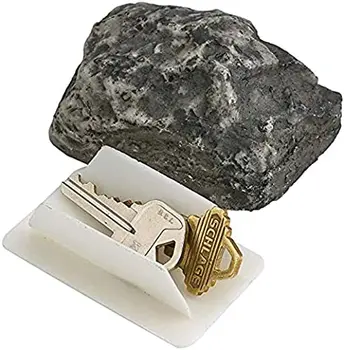Мини-кейс для хранения в форме камня, защищенный от атмосферных воздействий, чехол для хранения из искусственного камня, Защитная смола, натуральная на ощупь, скрывающая наружный камень