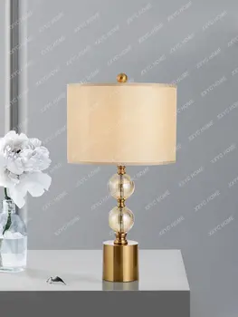 Минималистичный Креативный хрустальный шар Современная теплая модель комнаты, Прикроватной лампы для спальни