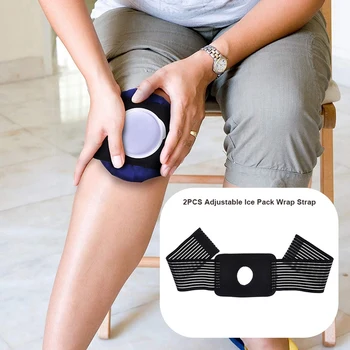 Многоразовый ремешок для пакета со льдом Гелевое обертывание для коленного сустава Терапия горячим холодом Обезболивание При артрите