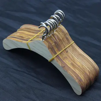 Модная деревянная вешалка из ткани, Деревянная вешалка ручной работы, Простой в использовании Кукольный Деревянный органайзер для одежды, прочный