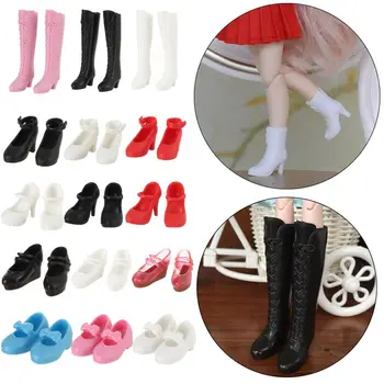 Модная кукольная обувь, женские кукольные сапоги, длина стопы 2 см, аксессуары для кукол, пластиковые куклы, мультистайловые сапоги с длинными коленями