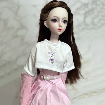 Модная кукольная одежда 60 см Женская 1/3 модель куклы BJD Кукла с белой кожей для детей и девочек Кукла Игрушка в подарок Куклы для девочек