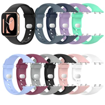 Модные аксессуары для умных часов, подходящие для Opp O Watch, однотонные дышащие силиконовые часы, спортивный ремешок 46 мм, универсальные