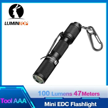 Мощный брелок для ключей Tiki Light Lumintop AAA фонарик Легкий EDC фонарь для самообороны 110ЛМ IP68 Водонепроницаемый с рассеивателем