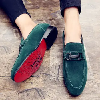 мужская обувь из оленьей кожи, весна 2022, новый бренд, водонепроницаемая мода, дикие повседневные деловые классические уличные лоферы без шнурков