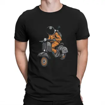 Мужская футболка Vespa Astronaut Fashion Футболка Оригинальная Уличная Одежда Новый Тренд