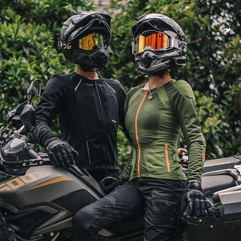 Мягкая броня мотоцикла DUHAN Летняя Дышащая Защитная одежда для мото, сертифицированное CE Защитное снаряжение, мотоциклетная куртка с 3D сеткой