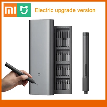 Набор прецизионных электрических отверток Xiaomi Mijia 24 в 1 Перезаряжаемый Type-C с крутящим моментом 2 передачи 24 С2 Биты Магнитный алюминиевый корпус
