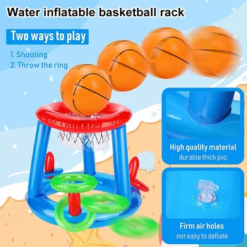 Надувной игровой набор для метания колец, игрушка для воды на открытом воздухе, летняя Пляжная игрушка для воды, Надувная игрушка для игры в бассейн с кольцом для детей