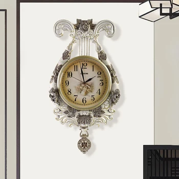 Настенные часы для кухни, современный дизайн, дизайн гостиной, Стильные бесшумные настенные часы для прихожей, Необычные Аксессуары для дома Reloj Pared AB50WC
