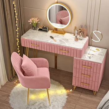 Небольшая семейная спальня, лаконичный и современный Простой скандинавский столик для макияжа, комод, Экономичная автономная мебель для дома HY