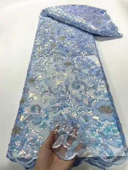 нигерийская кружевная ткань 2023 высококачественное кружево швейцарское роскошное кружево высококачественные ткани африканские платья для женщин 5 ярдов