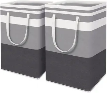 Новая водонепроницаемая корзина для грязной одежды из хлопка и льна простой ящик для хранения складная сумка для хранения корзина для грязной одежды большой емкости