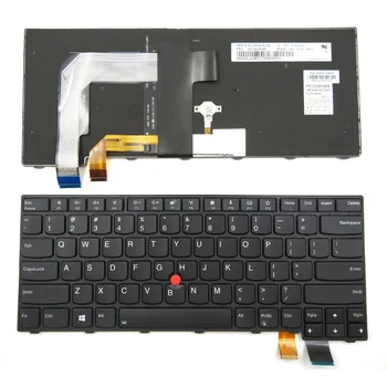 Новая клавиатура для ноутбука Lenovo Thinkpad T460P T470P серии US с подсветкой 00UR355