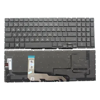 Новая черная клавиатура с подсветкой US RGB для HP 15-EK TPN-Q236 Q265 Q267 Q238 16-B 16-C Клавиатура с подсветкой