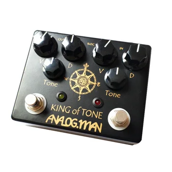 Новейшие эффекты для электрогитары Analogman King of Tone Overdrive Single GOD Переиздание
