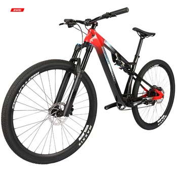 Новый дизайн, велосипед с полной подвеской из углеродного волокна, Горный велосипед с 12 скоростями, 29-дюймовый Дисковый тормоз M6100, карбоновый MTB велосипед