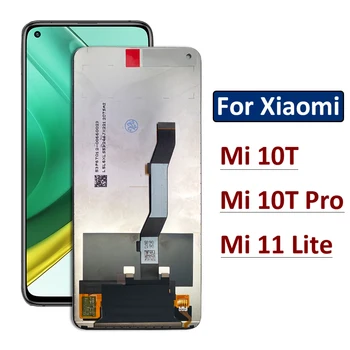 Новый для Xiaomi Mi 10T Pro/Mi 11 Lite 5G ЖК-дисплей С Сенсорным экраном Заменяет ЖК-дисплей Для Xiaomi Mi10T 10T Pro Display