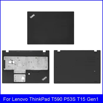 Новый ЖК Дисплей Для Ноутбука Задняя Крышка Lenovo ThinkPad T590 P53S Серии T15 Gen1 Подставка Для Рук Нижний Корпус A C D Крышка Черный
