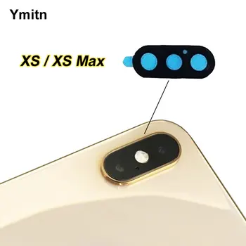 Новый Корпус Ymitn Задняя Крышка Объектива Задней Камеры Стеклянная Крышка Для iPhone XS XS MAX С Заменой Клея