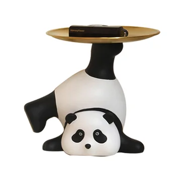 Новый креативный Китайский стиль Панды, Забавная подставка для рук, декор для книжного шкафа в гостиной, украшение в виде животного, Модель для поделок, подарок