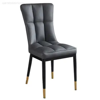 Обеденный стул легкий роскошный современный простой бытовой стул для ресторана Nordic, табурет для отеля, стул для отдыха, табурет для стола