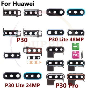 Оригинал Для Huawei P30 Pro Lite 24MP 48MP Задняя Рамка Объектива Камеры Заднего Вида, Крышка Корпуса, Стекло Корпуса С Адгезивным Ремонтом + Инструменты