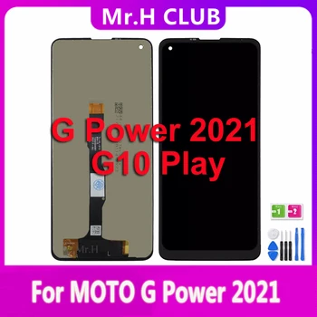 Оригинал Для Motorola Moto G Power 2021 XT2117 ЖК-дисплей с Сенсорным Экраном Digitizer В Сборе Замена Для Moto G10 Play