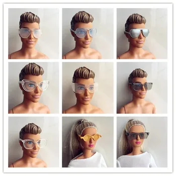 Оригинальные солнцезащитные очки для куклы Принц Кен Разные стили Модные разноцветные аксессуары для куклы 1/6 Подарочные игрушки для мальчиков и девочек