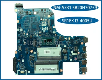 Оригинальный FRU 5B20H70759 для Lenovo Ideapad G70-80 Материнская плата Ноутбука AILG1 NM-A331 SR1EK I3-4005U DDR3L 100% Протестирована