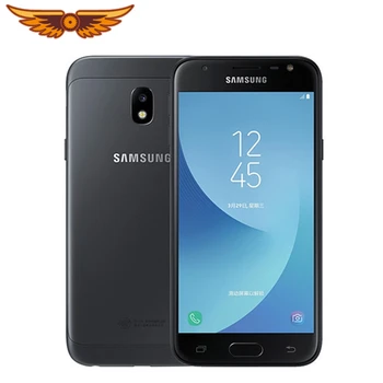 Оригинальный Samsung Galaxy J3 (2017) J330F 5,0 Дюймов четырехъядерный процессор 2 ГБ ОЗУ 16 ГБ Пзу LTE БЕЗ NFC 13-Мегапиксельная Камера С двумя SIM-картами Разблокированный Мобильный телефон