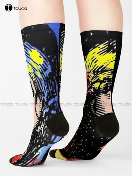 Отверженные: Восстановленные цветные носки с рекламным принтом, хлопковые носки для женщин, мультяшные носки для уличного скейтборда, подарок на заказ