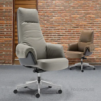 Офисные стулья для босса большого класса, Компьютерное кресло для учебы, мебель для дома, Эргономичная спинка, кресло с подъемным механизмом, вращающееся кресло, Игровое кресло