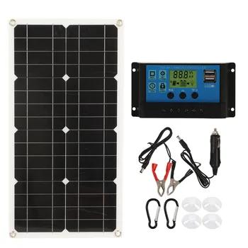Панель солнечных батарей Низкое потребление 12 В 24 В Адаптивное зарядное устройство для солнечных батарей Защита аккумулятора для грузовика
