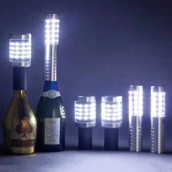 Перезаряжаемый Ночной Клуб Бар LED Strobe Baton Party Бутылка Шампанского Палочка Лампа Электронный Топпер Для Бутылки Вина Бенгальский Свет