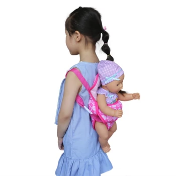 Переносная сумка для кукол, спальный рюкзак с регулируемым ремнем, аксессуары для кукольных игрушек для детей