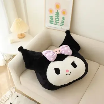 Плюшевая игрушка Kuromi Cinnamoroll большого размера, подушка для спинки, мягкие плюшевые игрушки в японском стиле из аниме, подушка для украшения дивана