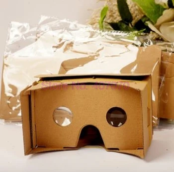 по DHL или FedEx 500 шт. картонные очки виртуальной реальности 3D VR