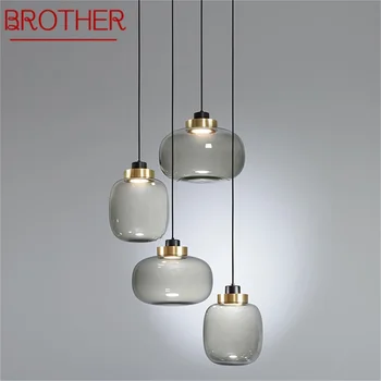 Подвесной светильник BROTHER Nordic Современные простые светодиодные лампы Светильники для домашней декоративной столовой