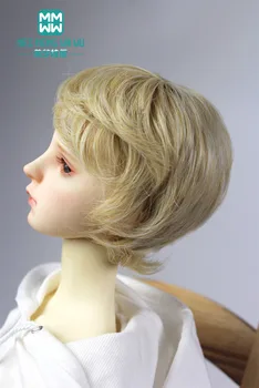 Подходит для 1/3 1/4 1/6 аксессуаров для кукол BJD SD светло-золотистого цвета с короткими волосами для кукол, прозрачная силиконовая шапочка для парика, защитный чехол