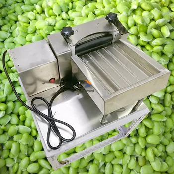 Полуавтоматическая машина для чистки овощей Edamame, машина для очистки зеленых соевых бобов от скорлупы Edamame, машина для очистки гороха от шелухи