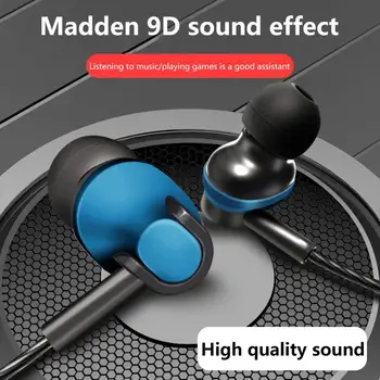 Проводной наушник Высококачественный звук со сверхбассами Эргономичный 3,5-мм вкладыш для компьютерных игр для записи песен 